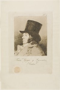 Francisco de Goya y Lucientes, pittore, tavola uno da Los Caprichos da Francisco Jose de Goya y Lucientes