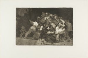 Follia generale, tavola nove da I Proverbi da Francisco Jose de Goya y Lucientes