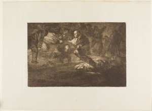 Dio li crea e loro si uniscono, tavola 18 da Los Proverbios da Francisco Jose de Goya y Lucientes