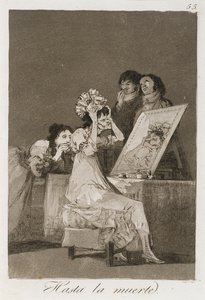 Hasta la muerta da Los Caprichos, pubblicato nel 1799 da Francisco de Goya