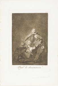 Come la Spennano, tavola 21 da Los Caprichos da Francisco Jose de Goya y Lucientes