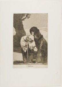 Silenzio, tavola 28 da Los Caprichos da Francisco Jose de Goya y Lucientes