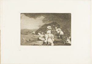 Ben ti sta, tavola sei da I disastri della guerra da Francisco Jose de Goya y Lucientes