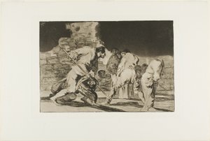 È Incredibile - e Siamo Stati Creati da Dio, tavola sei da Los Proverbios da Francisco Jose de Goya y Lucientes