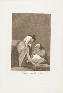 È ben teso, tavola 17 da Los Caprichos da Francisco Jose de Goya y Lucientes