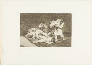 Sarà lo stesso, tavola 21 da I disastri della guerra da Francisco Jose de Goya y Lucientes