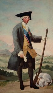 Re Carlo III (1716-88) come cacciatore da Francisco de Goya
