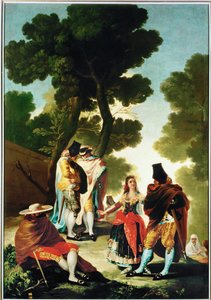 La maja y los Embozados - la maja e gli uomini ammantati, cartone per l