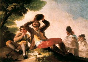Il bevitore da Francisco Jose de Goya y Lucientes
