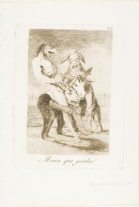 Guarda Quanto Sono Solenni!, tavola 63 da Los Caprichos da Francisco Jose de Goya y Lucientes