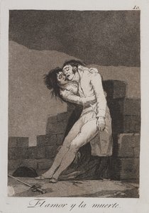 Amore e morte da Francisco de Goya