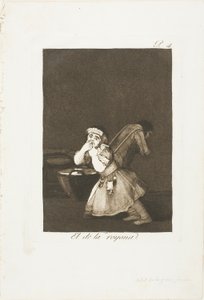 Il figlio della tata, quarto piatto da Los Caprichos da Francisco Jose de Goya y Lucientes