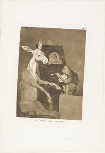Né più né meno, tavola 41 da Los Caprichos da Francisco Jose de Goya y Lucientes