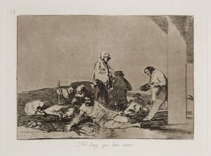 No hay que dar voces (È inutile gridare) da Francisco Jose de Goya y Lucientes