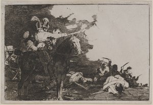 No se convienen da "Desastres de la Guerra" da Francisco de Goya