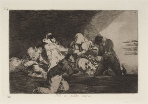 Non si può guardare da Francisco Jose de Goya y Lucientes