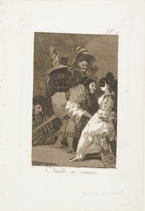 Nessuno conosce se stesso, tavola sei da Los Caprichos da Francisco Jose de Goya y Lucientes