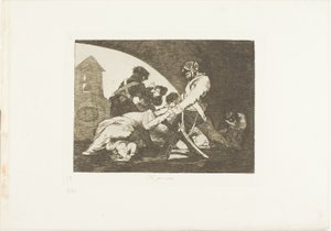 Né questi, tavola undici da I Disastri della Guerra da Francisco Jose de Goya y Lucientes
