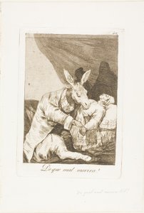 Di quale male morirà?, tavola 40 da Los Caprichos da Francisco Jose de Goya y Lucientes