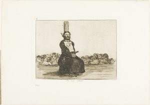 A causa di un coltello, tavola 34 da I disastri della guerra da Francisco Jose de Goya y Lucientes