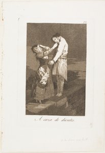 A caccia di denti, tavola dodici da Los Caprichos da Francisco Jose de Goya y Lucientes