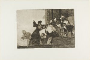 Povera follia, tavola undici da Los Proverbios da Francisco Jose de Goya y Lucientes