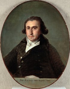 Ritratto di Martin Zapater y Claveria da Francisco Jose de Goya y Lucientes