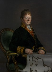 Ritratto di Don Juan Antonio Cuervo, 1819 da Francisco de Goya