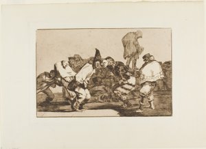 Rallegrati, Carnevale, perché domani sarai cenere, tavola 14 da Los Proverbios da Francisco Jose de Goya y Lucientes