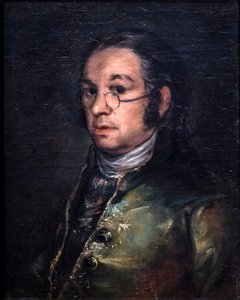 Autoritratto con occhiali, 1800 circa (olio su tela)