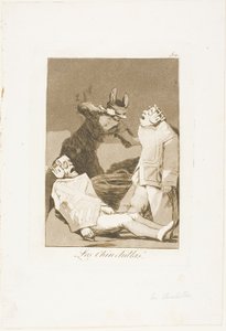 I cincillà, tavola 50 da Los Caprichos da Francisco Jose de Goya y Lucientes