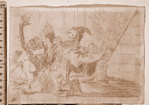 I disastri della guerra: Farandola di ciarlatani da Francisco de Goya