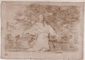 I disastri della guerra: Cupi presagi di ciò che accadrà (disegno preparatorio)