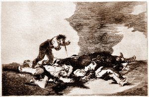 I disastri della guerra: Per questo siete nati da Francisco Jose de Goya y Lucientes