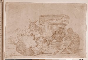 I disastri della guerra: Strana devozione da Francisco de Goya