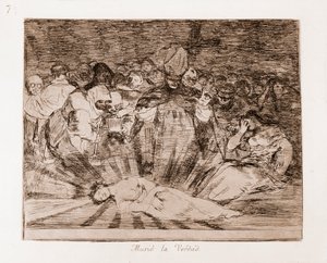 I disastri della guerra: La verità è morta da Francisco de Goya