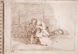 I disastri della guerra: Non arrivano in tempo da Francisco de Goya