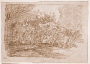 I disastri della guerra: Non conoscono la strada da Francisco de Goya