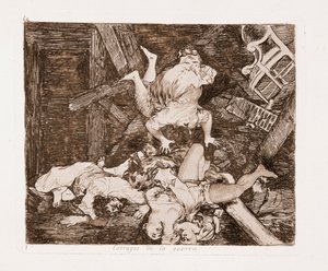 I disastri della guerra: Danni di guerra da Francisco de Goya