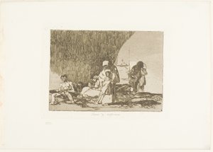 I sani e i malati, tavola 57 da I disastri della guerra da Francisco Jose de Goya y Lucientes