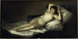 La Maja Desnuda da Francisco Jose de Goya y Lucientes