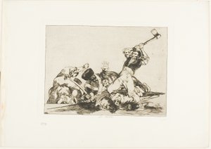 Lo stesso, tavola tre da I disastri della guerra da Francisco Jose de Goya y Lucientes