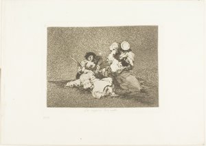 Le donne danno coraggio, tavola quattro da I disastri della guerra da Francisco Jose de Goya y Lucientes