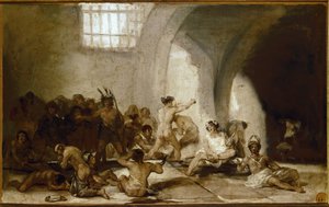 La casa dei pazzi da Francisco de Goya