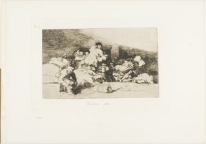 Anche questi, tavola 25 da I disastri della guerra da Francisco Jose de Goya y Lucientes