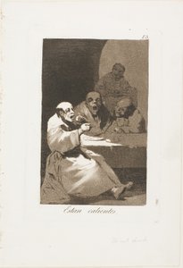 Sono caldi, tavola 13 da Los Caprichos da Francisco Jose de Goya y Lucientes