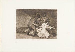 Questo è male, tavola 46 da I disastri della guerra da Francisco Jose de Goya y Lucientes