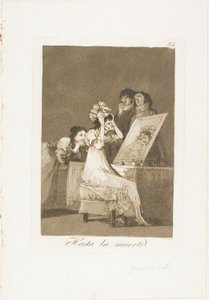 Fino alla morte, tavola 55 da Los Caprichos da Francisco Jose de Goya y Lucientes