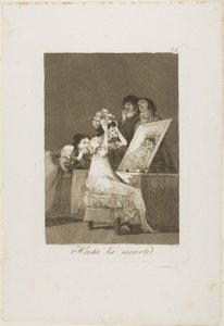 Fino alla morte, tavola 55 da Los Caprichos da Francisco Jose de Goya y Lucientes