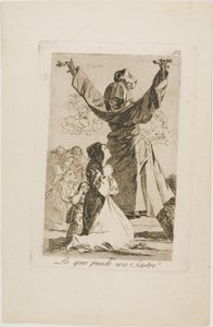 Cosa può fare un sarto!, tavola 52 da Los Caprichos da Francisco Jose de Goya y Lucientes